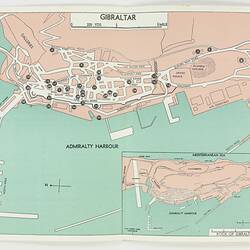 Leaflet - Gibraltar, P&O Orient Line Port of Call, 1960s