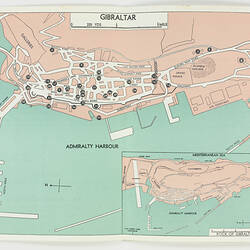 Leaflet - Gibraltar, P&O Orient Line Port of Call, 1960s