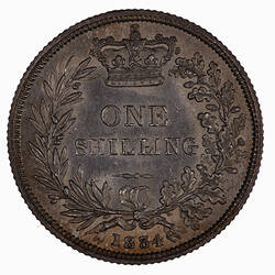 Coin - Shilling, William IV, Great Britain, 1834 (Reverse)