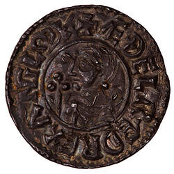 Coin - Penny, Aethelred II, England, 991-997 (Obverse)