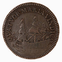 Pattern Coin - Farthing, Charles II, Great Britain, 1662 (Reverse)