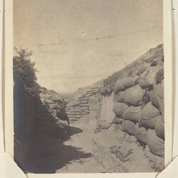 Photograph - 'Corner of French Lone Pine', Turkey, Private John Lord, World War I, 1915