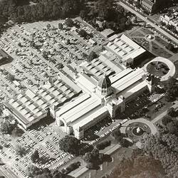 Photograph - Aerial View of the Royal Exhibition Building from South West, Melbourne, 1981