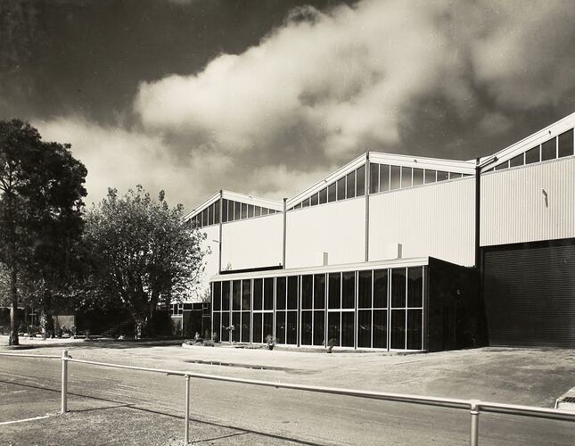 Photograph - Eastern Annexe from North West, Exhibition Building, Melbourne, 1973