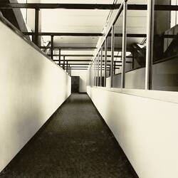 Photograph - Completed Aerial Link to Convention Centre, Exhibition Building, Melbourne, 1977