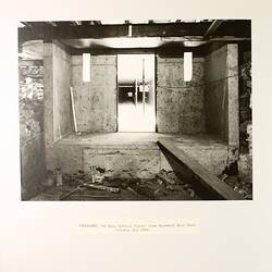 Photograph - Programme '84, Main Service Tunnel, Great Hall, Basement, Royal Exhibition Buildings, 3 Oct 1984