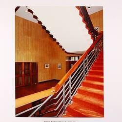 Photograph - Stairwell, north-east minaret, Great Hall, Royal Exhibition Building, Melbourne, 1982.