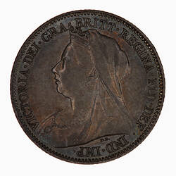 Coin - Sixpence, Queen Victoria, Great Britain, 1900 (Obverse)