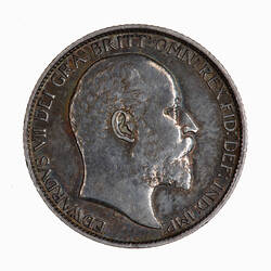 Coin - Sixpence, Edward VII, Great Britain, 1902 (Obverse)