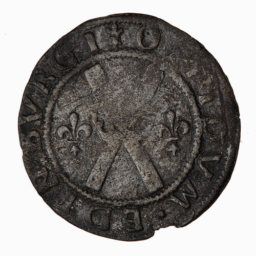 Coin - Bawbee, James V, Scotland, 1538-1542 (Reverse)