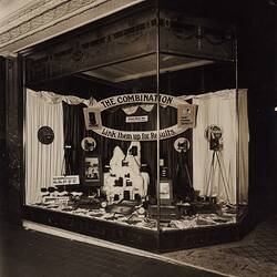 Photograph - Kodak Australasia Ltd, Shop Front Christmas Display, Queen Street, Brisbane, circa 1920