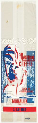 Plastic Bag - Mocopan, Mokalux Coffee, circa 1972