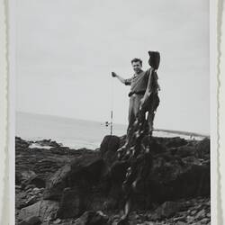 Photograph - Catching Seaweed, Phillip Island, Victoria, 1959