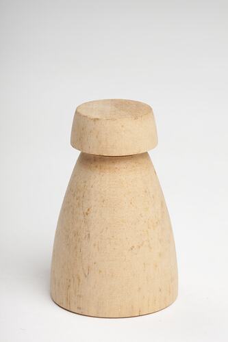 Chess Piece - Adolph Bruhn & Son, Wooden, White Pawn, circa 1970-1990