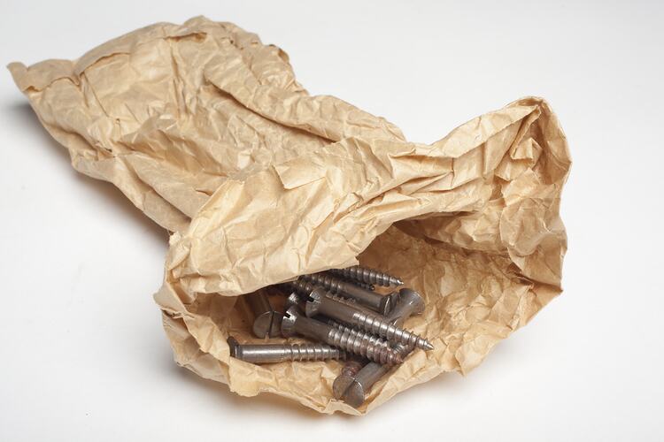 Bag of Screws - Countersunk Screws, circa 1970-1990