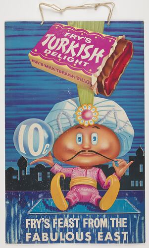 Sign - Fry's Turkish Delight, circa 1970