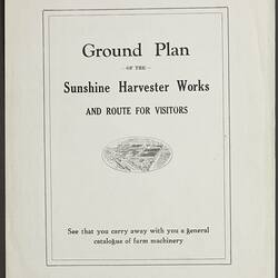 Ground Plan - Sunshine Harvester Works, circa 1920