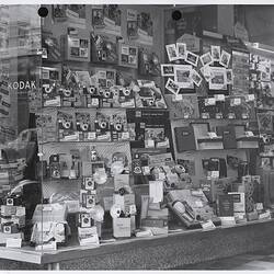Photograph - Kodak, Shopfront Display, Cameras,Tasmania