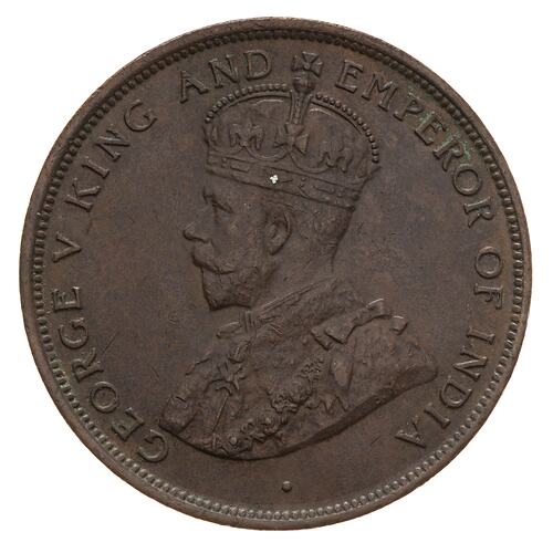 Coin - 1 Cent, British Honduras (Belize), 1912