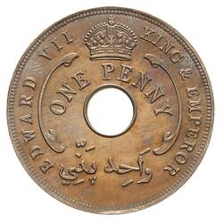 Coin - 1 Penny, British West Africa, 1907