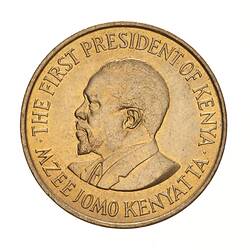 Coin - 5 Cents, Kenya, 1971