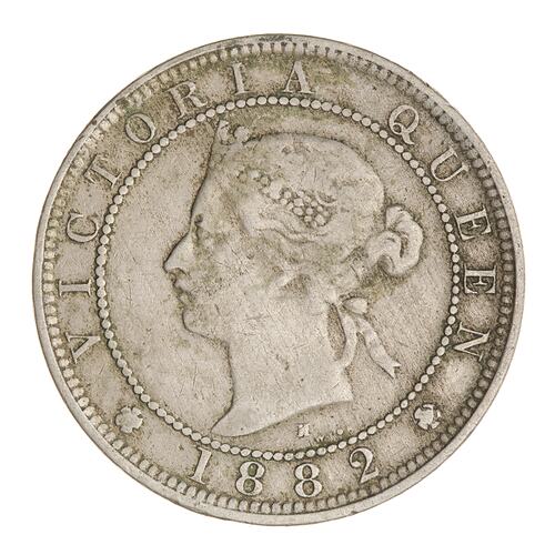 Coin - 1 Penny, Jamaica, 1882