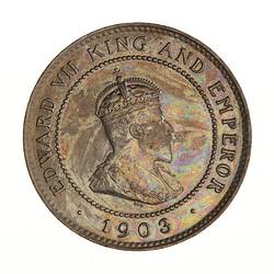 Coin - 1/2 Penny, Jamaica, 1903
