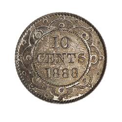 Proof Coin - 10 Cents, Newfoundland, 1888