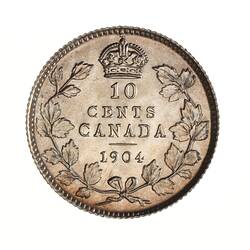 Coin - 10 Cents, Canada, 1904
