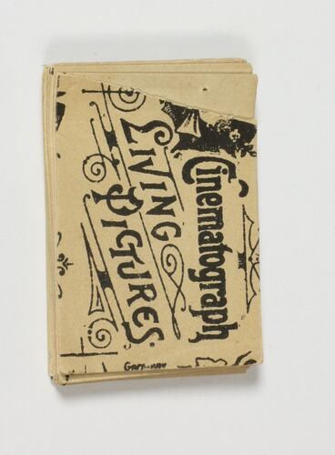 Flick Book - 'Cinematograph Living Pictures', Puppet on a String, circa 1920