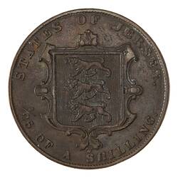 Coin - 1/26 Shilling, Jersey, Channel Islands, 1861