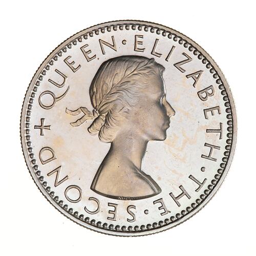 Proof Coin - 1 Shilling, New Zealand, 1953