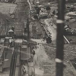 Photograph - H.V.McKay, Aerial View Sunshine Factory & Station, Sunshine, Victoria, circa 1922