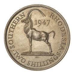 Proof Coin - 2 Shillings, Southern Rhodesia, 1947