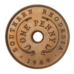 Proof Coin - 1 Penny, Southern Rhodesia, 1949