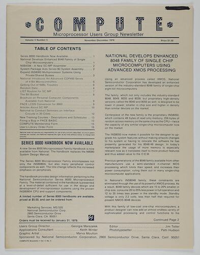 Newsletter - COMPUTE, Vol 4 No 5, Nov-Dec 1978