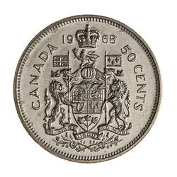 Coin - 50 Cents, Canada, 1968