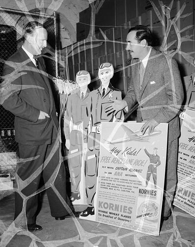 Kornies Whole Wheat Flakes, Promotion, Victoria, 1955