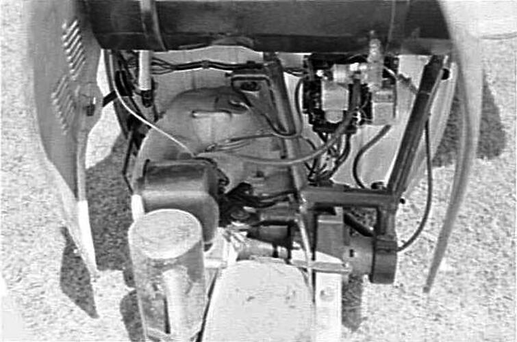 Photograph detail of car engine