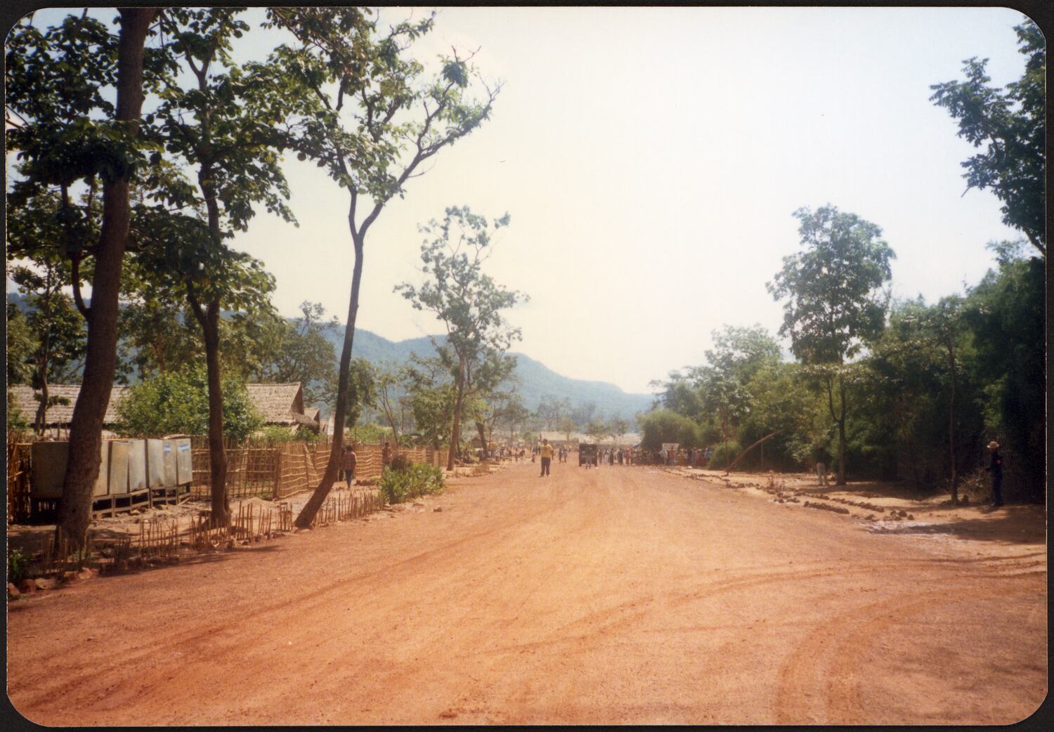 Digital Image - Road At Site 2 Refugee Camp, Thailand, May 1987