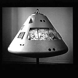 Copy Negative - Model of 1969 Apollo 11 Command Module 'Columbia', Dayton Scale Model Co., Dayton, Ohio, United States of America, circa 1978