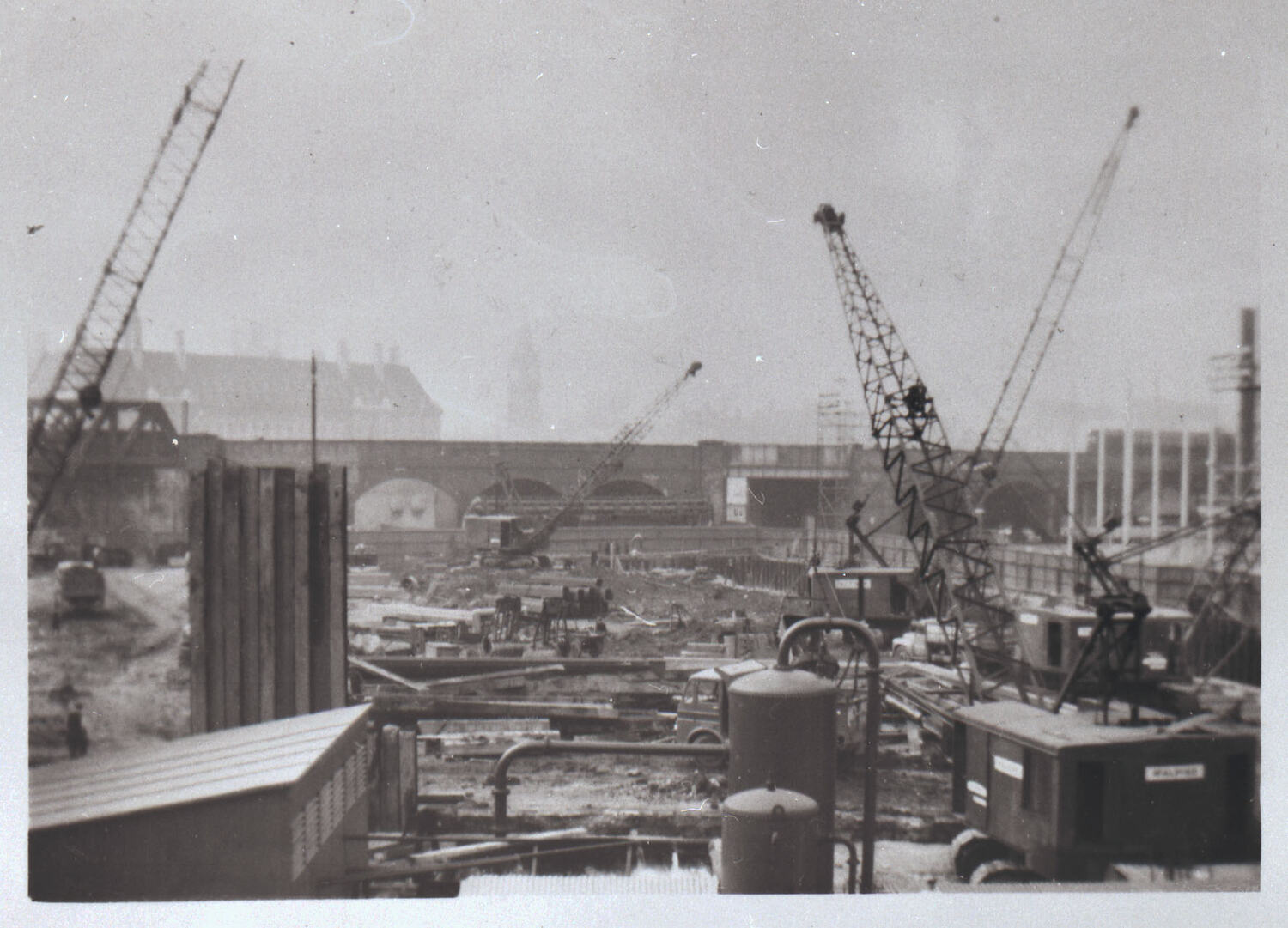 Negative - View of London from Train, England, 1957