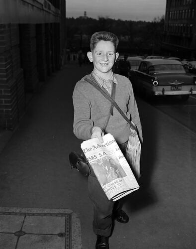 Paper Boy, South Australia, Jun 1958
