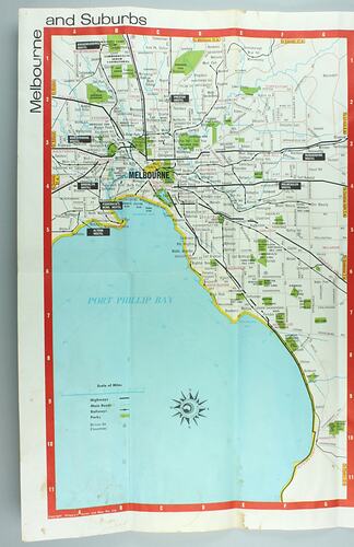 Map - 'Your Guide to Melbourne', Jun 1963
