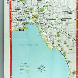 Map - 'Your Guide to Melbourne', Commonwealth Savings Bank, Jun 1963