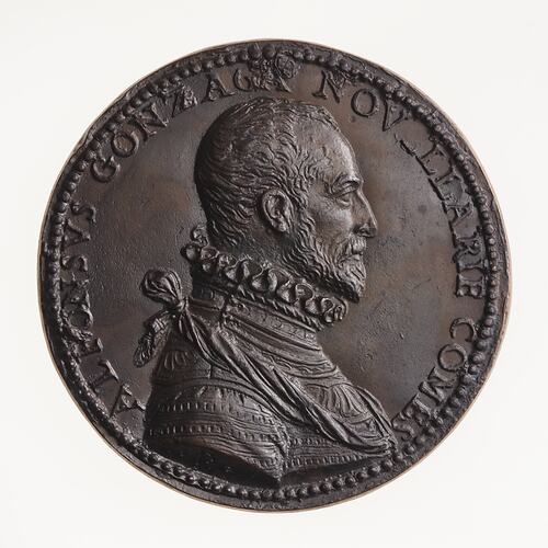 Electrotype Medal Replica - Alfonso Gonzaga, 1575