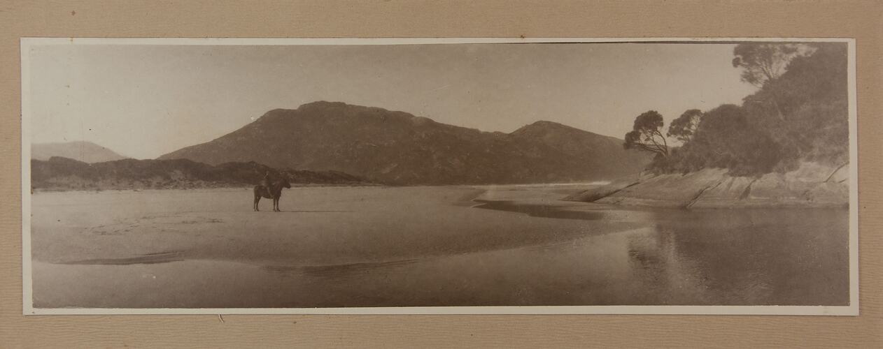 Mounted Photograph of Wilson's Promontory by Walter Baldwin Spencer, circa 1910