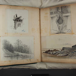 Sketch Book - European Theme, W.B. Spencer, Europe,1883-85