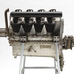 Aero Engine - Lanchester Motors Co. Ltd, RAF 1A, V-8 Inline, Birmingham, England, 1917