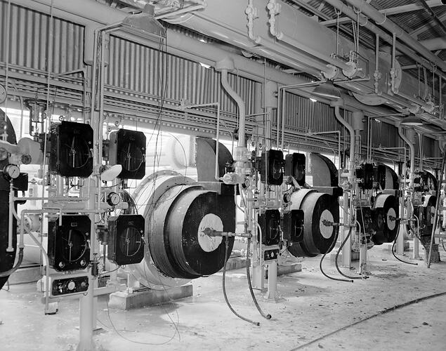 Australian Carbon Black, Refinery Interior, Altona, Victoria, 21 May 1959